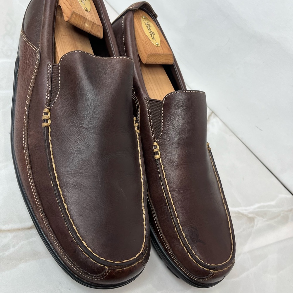 COLE HAAN Tucker Venetian Loafer Leather Brown Men Shoes Size 11.5 M Slip On - Picture 3 of 14